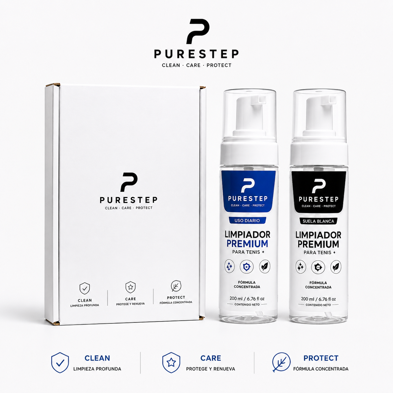 PURESTEP™ Kit Limpiador Premium para Tenis